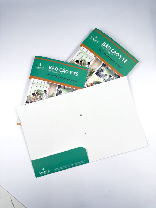 Folder báo cáo y tế (Vinmec)