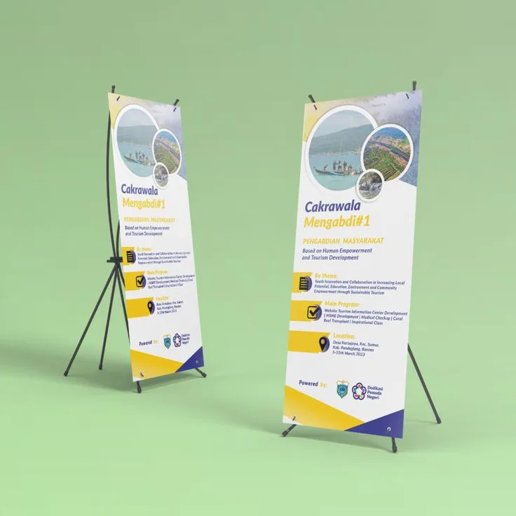 Standee X - Mẫu tham khảo